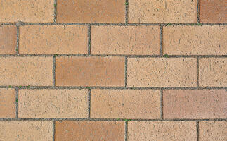  Тротуарная клинкерная брусчатка Muhr №06S Hellbraun-bunt spezial, 200*100*52 мм: внешний вид