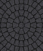  Тротуарная плитка Выбор Классико Б.1.КО.6 М 60 мм Черный: внешний вид